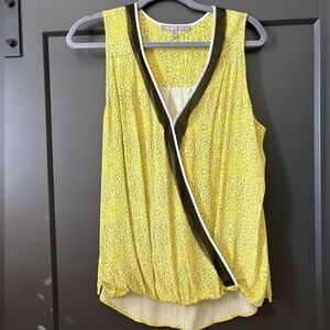 Daniel Rainn Yellow Sleeveless Blouse